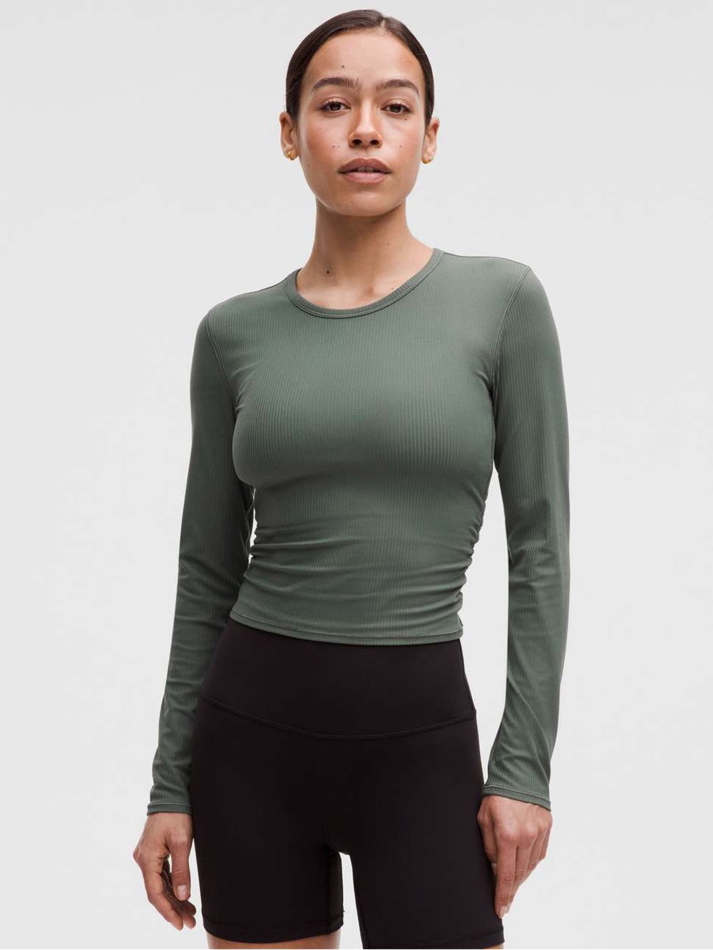 Lululemon All It Takes Back-Twist Ribbed Long-Sleeve Shirt